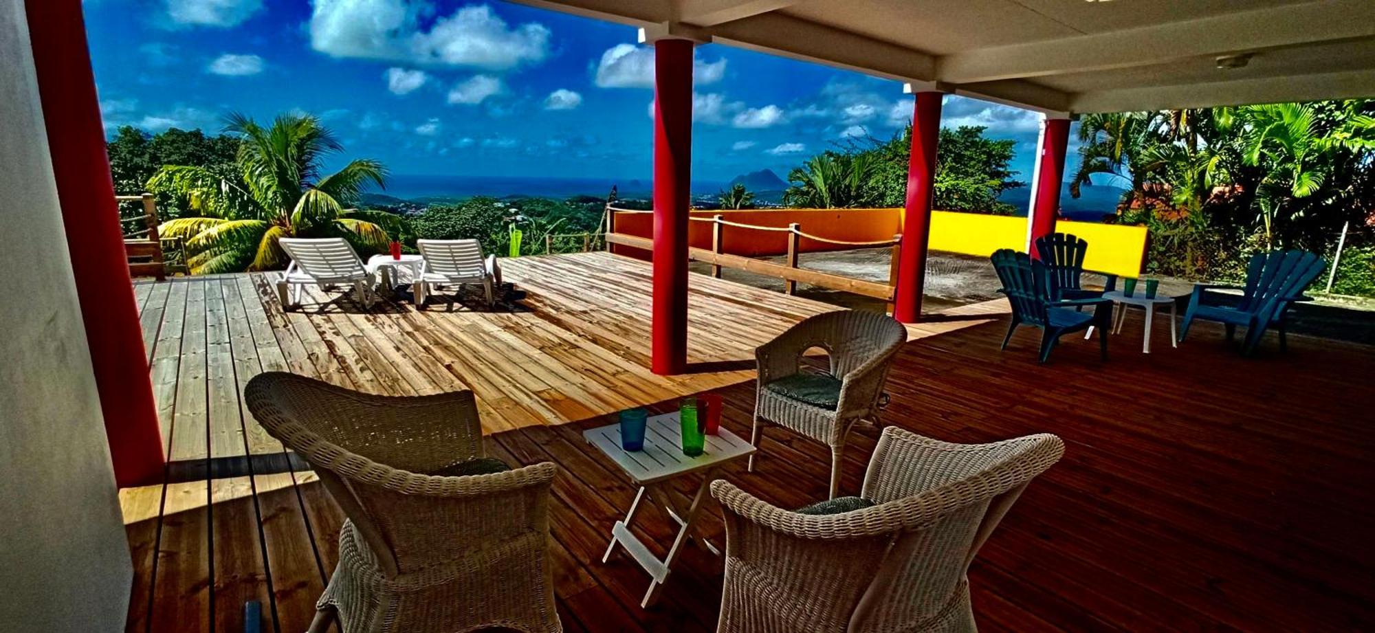 Villa Cosaroe 6-14 Pers Piscine Et Superbe Vue Mer Panoramique Riviere-Salee Exterior photo
